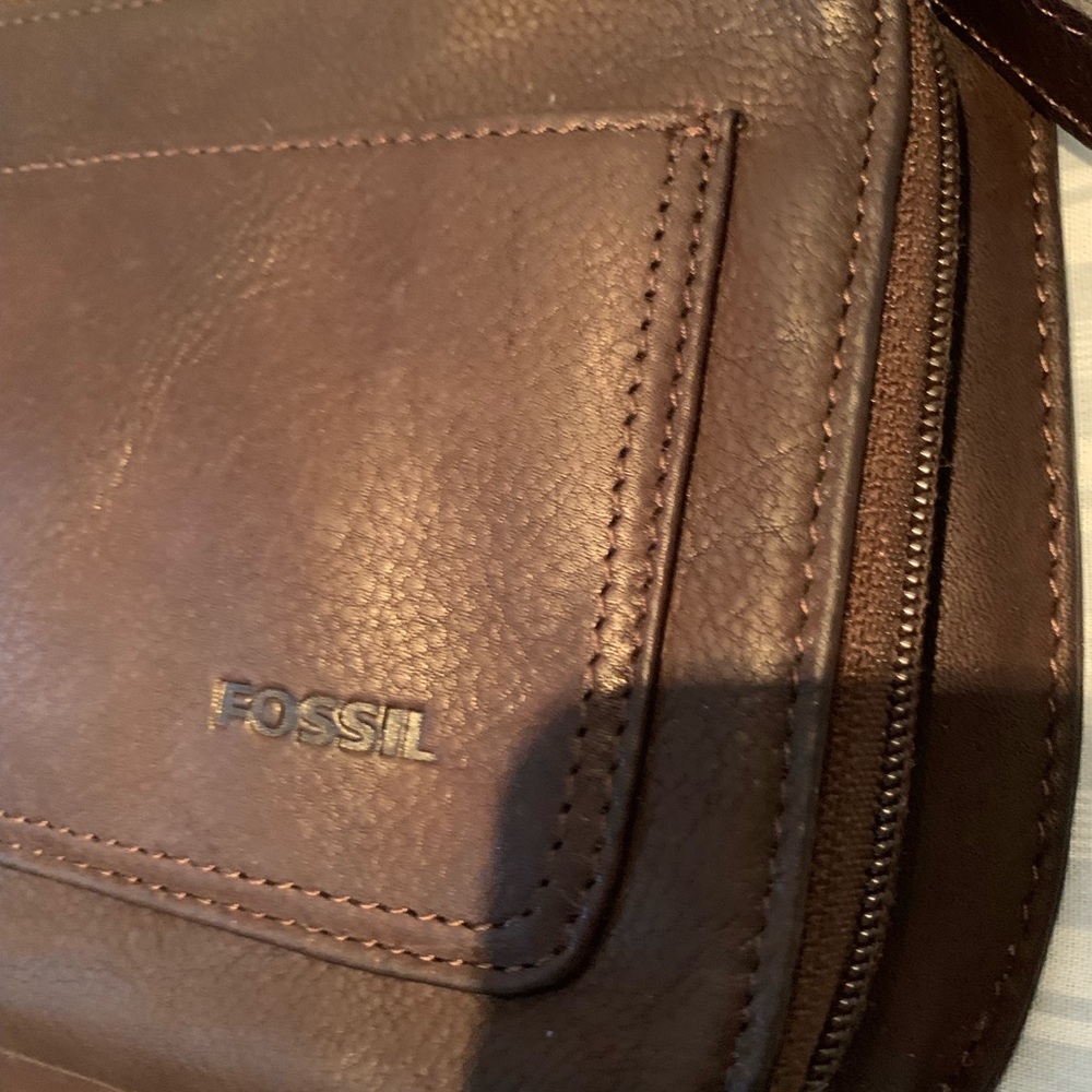 Fossil leather purse